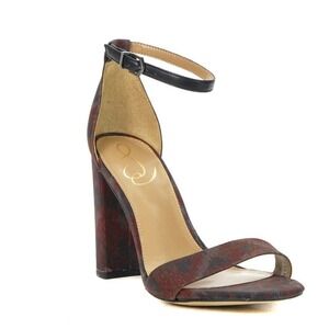 Sam Edelman Yaro Sandals in Brick Multi Fabric